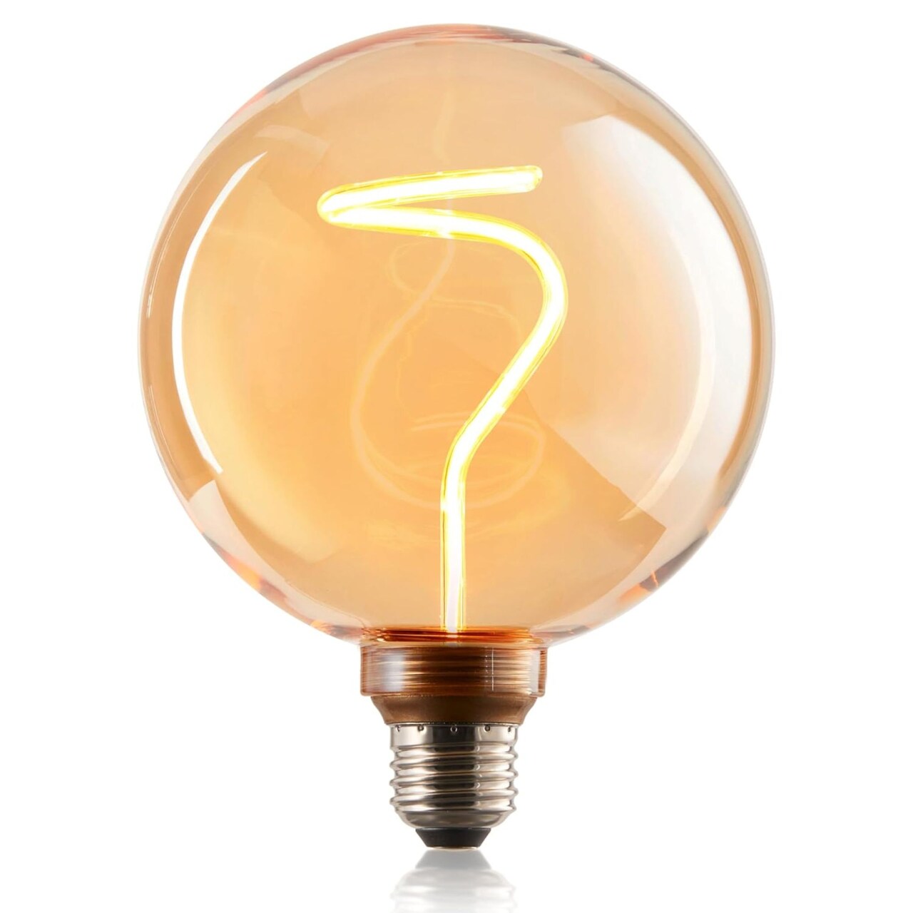 Next Glow Decorative LED Edison Bulb, Dimmable 2000K, E26, Oversized Globe Bulb